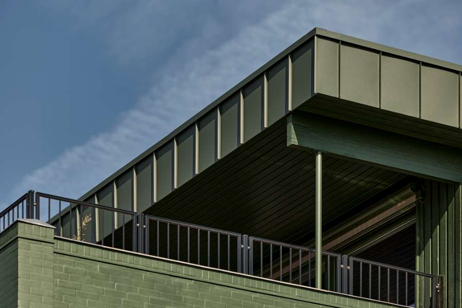 Modern office environment in Gladsaxe wrapped in steel profiles, Transformervej 14, 2860 Søborg, Denmark